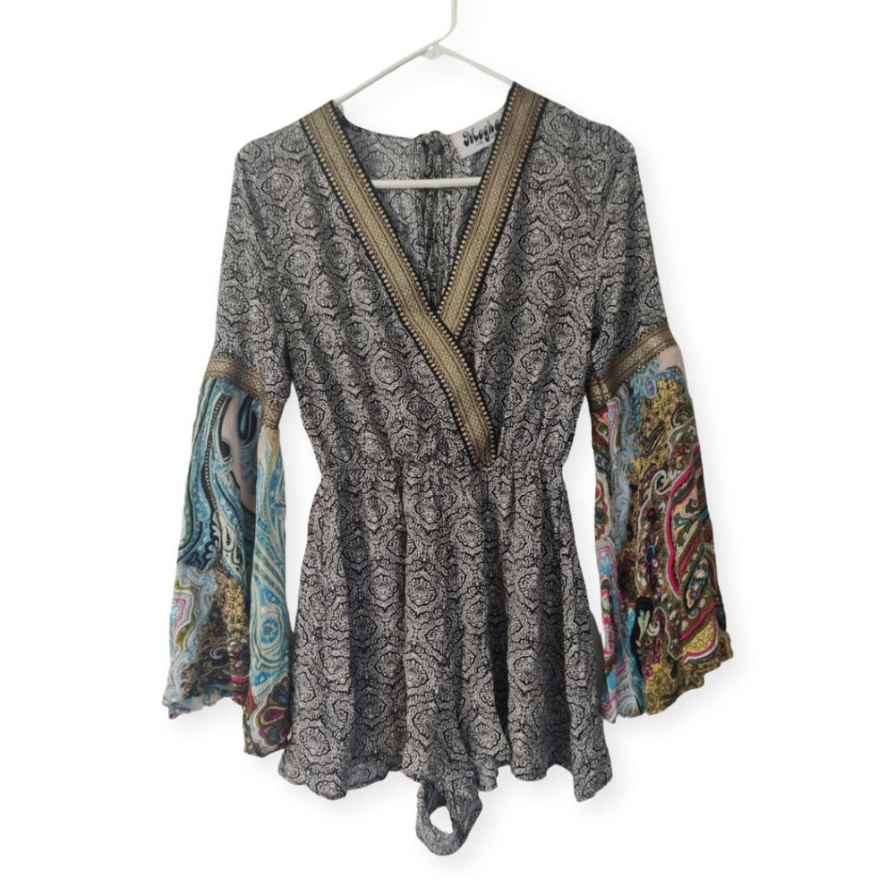 Meghan LA Bell Sleeve Romper